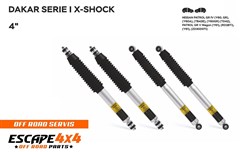 Set tlumičů Dakar Serie I X-Shock Nissan Patrol Y61 +4" Set tlumičů Dakar Serie I X-Shock Nissan Patrol Y61 +4"